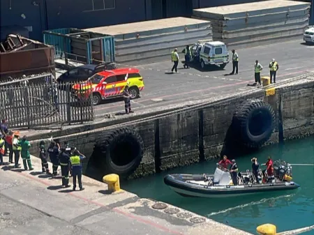 Dead man pulled from Table Bay harbour and boy, 5, rescued