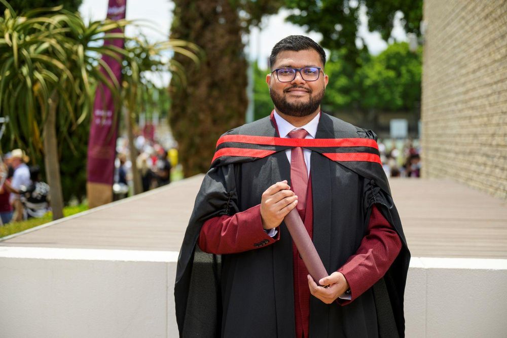 Deaf graduate Trevolin Pillay breaks barriers at Stellenbosch University