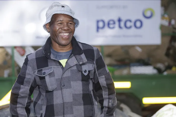 Cleaning Up Joburg: Joseph Dube of Dada Waste Management, co-winner in environmental education for transforming illegal dumping into structured recycling school programmes.