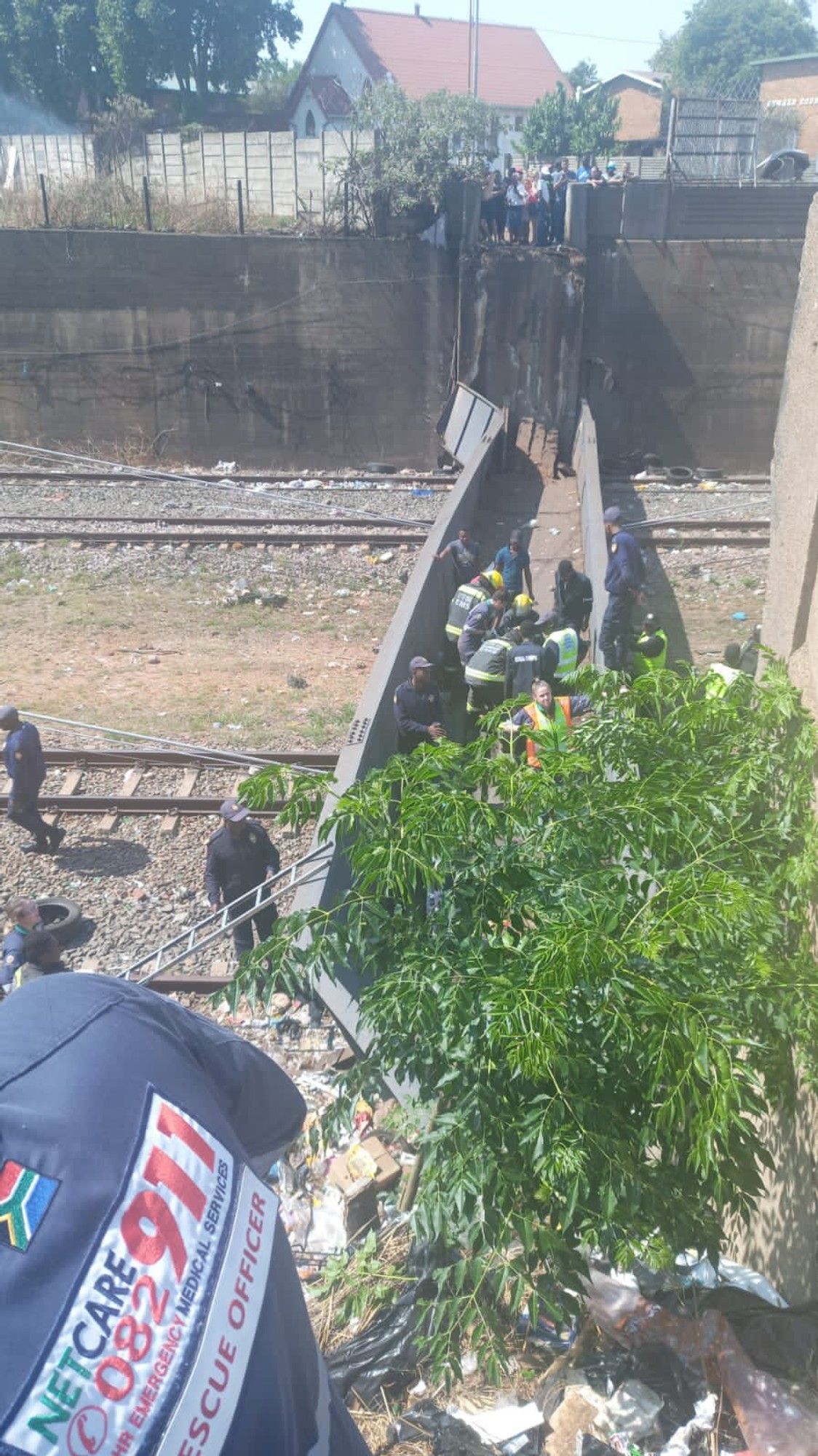 Prasa investigating what caused the steel footbridge collapse in Joburg