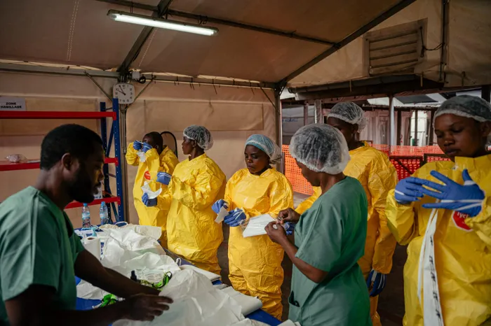 Health workers are hard at work in the DRC which is in the midst of an outbreak of Ebola. 