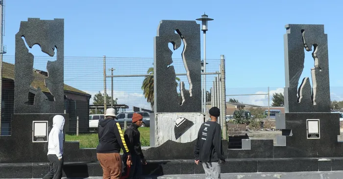The Gugulethu Seven Memorial on Steve Biko Drive in Gugulethu has been vandalised again, and family of the fallen local heroes believe more should be done to protect it. Picture: Ayanda Ndamane/African News Agency(ANA)