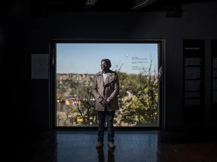 Seth Mazibuko poses for a portrait at the Hector Pieterson Museum in Soweto. He was the youngest member of the South African Students' Organisation that planned and led the Soweto uprising. He was arrested in July 1976 at age sixteen.