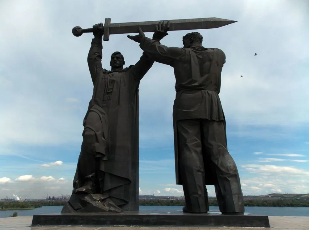 From to Front monument in Magnitorgorsk, Ural.