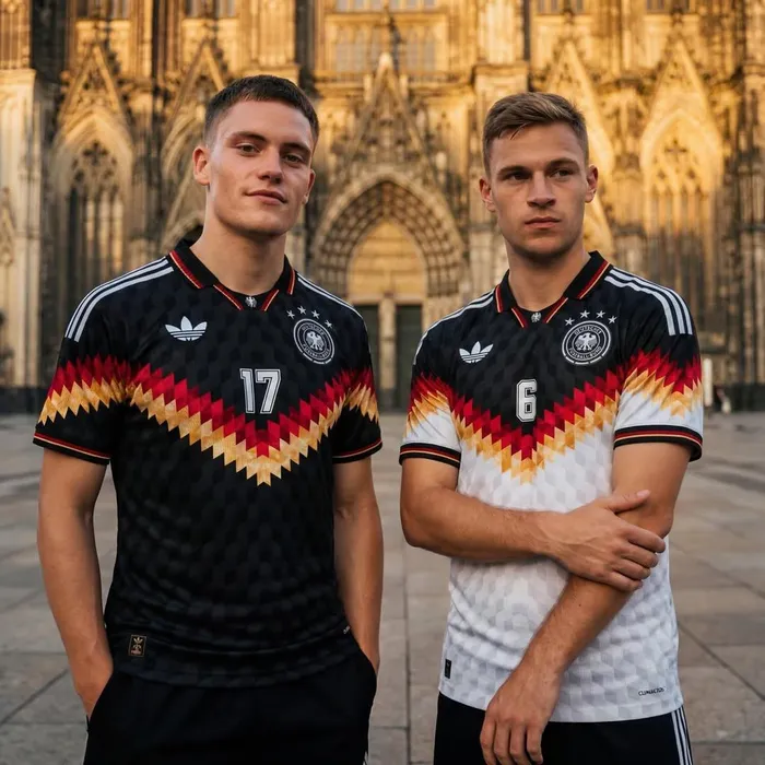 Germany is the undisputed champion of the 2026 kit cycle. It boasts a total score of 9.26/10, supported by the highest fan rating in the study at 4.28/5.