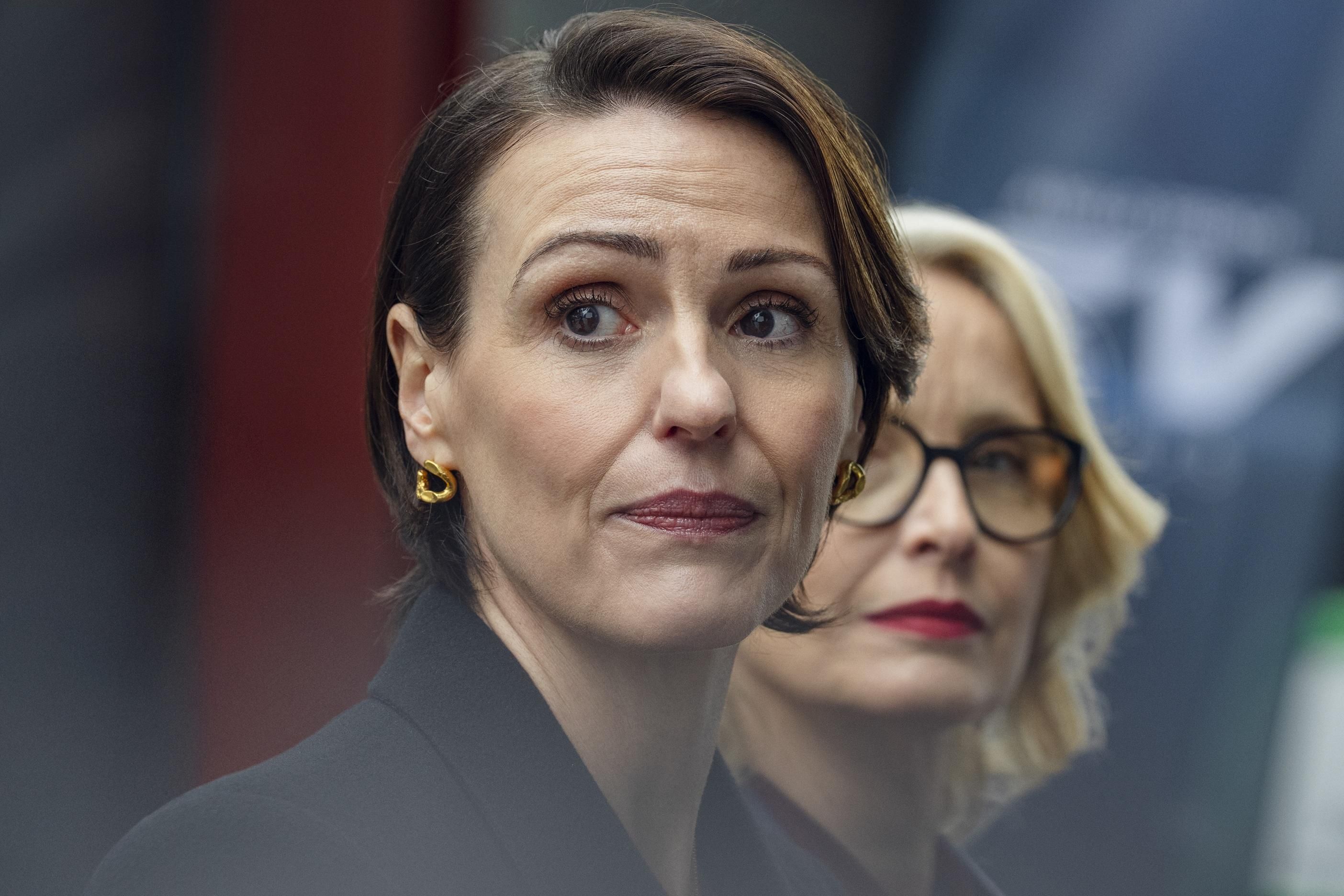 Suranne Jones and Julie Delpy navigate a political minefield with flair in the tense thriller 'Hostage'