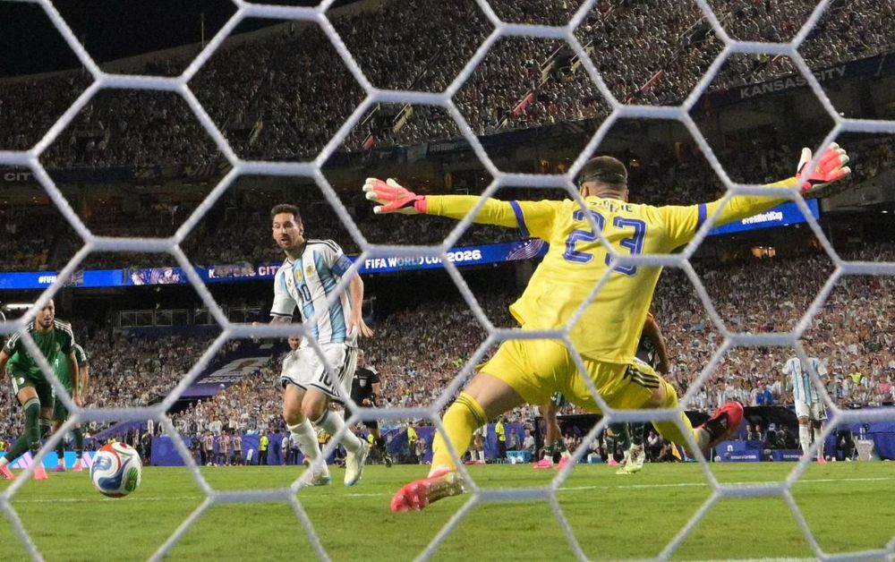 Magnificent Lionel Messi hits hat-trick against Algeria to equal all ...