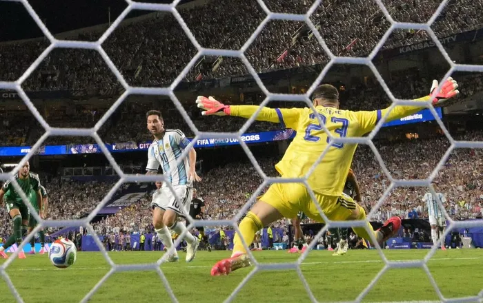 Argentina superstar Lionel Messi scored a hat-trick in their Fifa World Cup opener against Algeria.