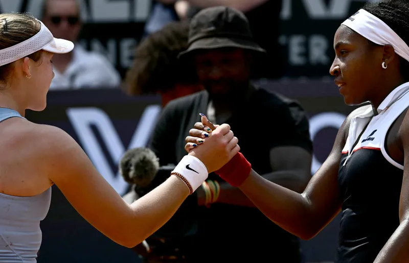 Gauff sees off Andreeva to reach Italian Open semis