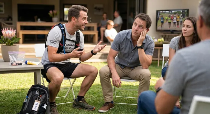 IOL Sport’s Michael Sherman looks at the five reasons marathon runners can be annoying, from their tendency to boast about personal bests and discuss bowel movements to their openness about chafing and showcasing toenail loss as badges of honour. Picture: Google Gemini