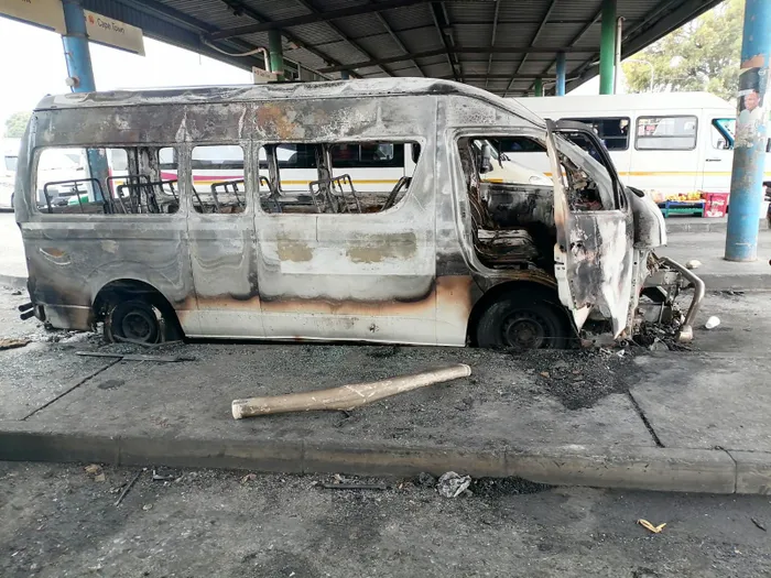 File picture: Two children died, and several others were injured when a Toyota Quantum minibus taxi carrying school learners caught fire along a gravel road in Sekhukhune District.