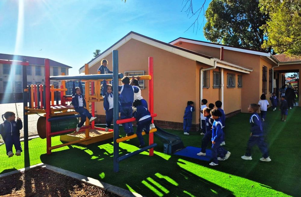 New Grade R playground at Cecil Road Primary