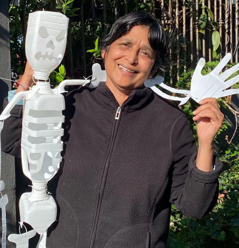 Learn how to make your own skeletons for Halloween
