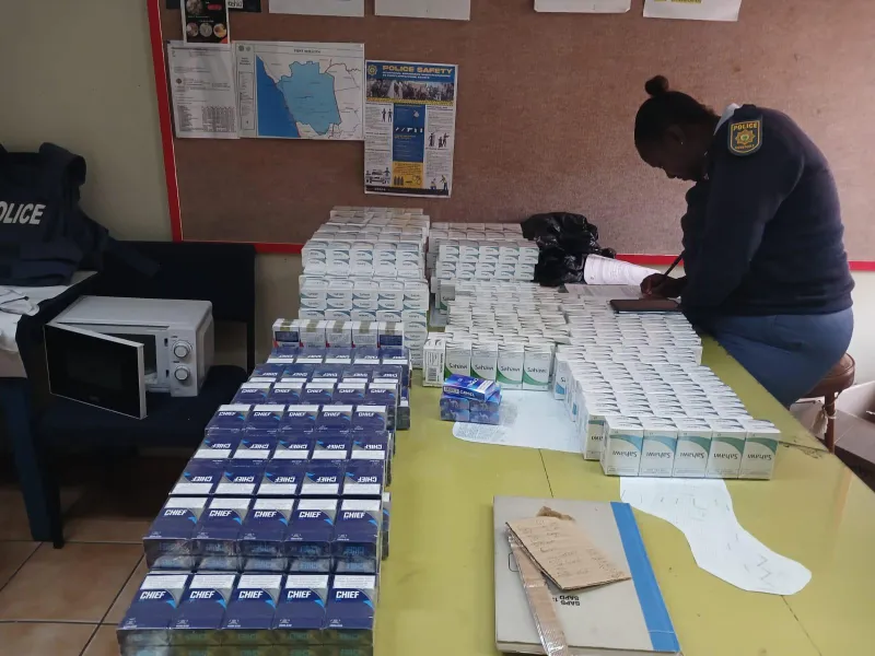 Port Nolloth police intercept truck, seize illicit cigarettes worth nearly R260,000