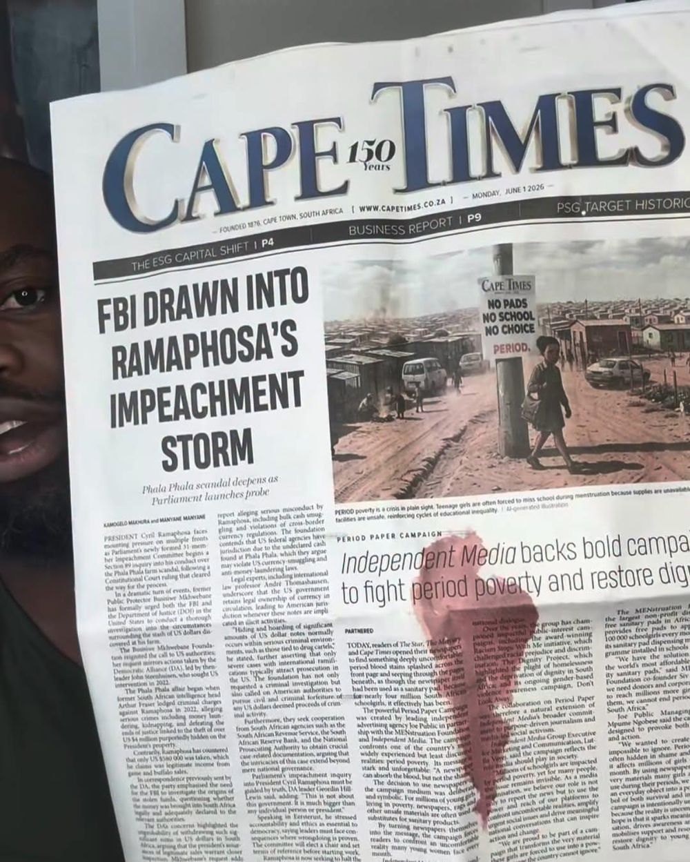 La campagne ‘Period Paper’ transforme la pauvreté menstruelle en une idée primée aux Loeries