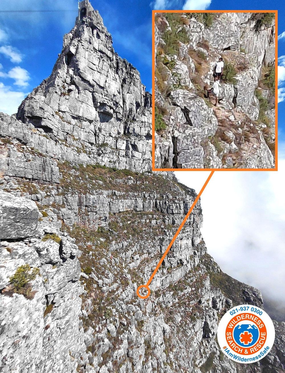 How quick thinking led to the rescue of two stranded hikers on Table ...