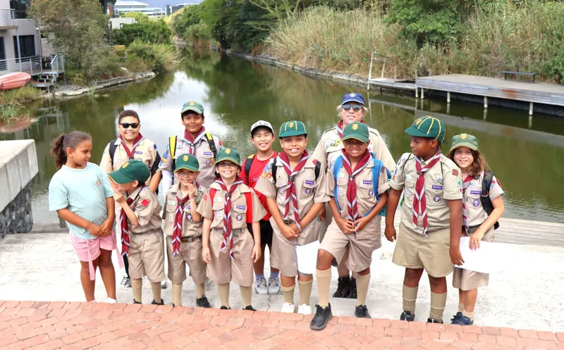 Young Scouts embark on an educational adventure at Intaka Island