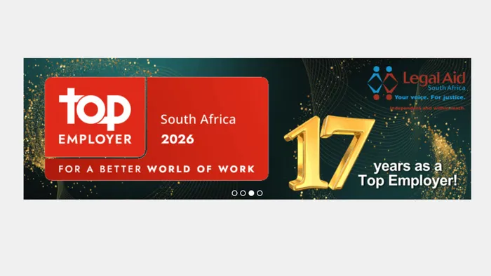 Legal Aid's website says it is a "top employer" for this year.