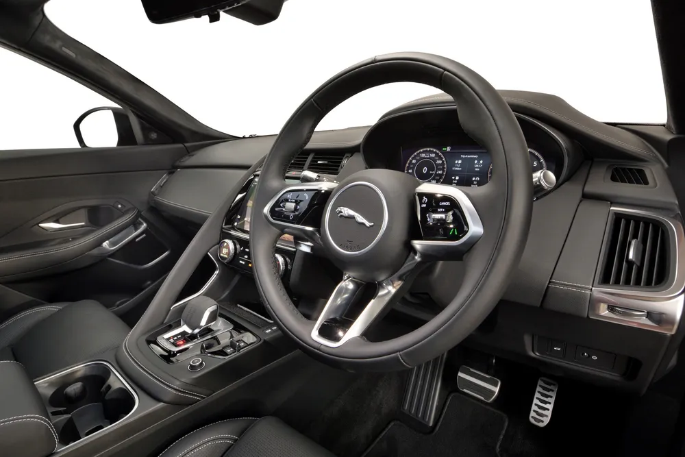 The 2021 Jaguar E-Pace looks more like the company’s all-electric I-Pace on the inside now thanks to a new steering wheel and striking detailing