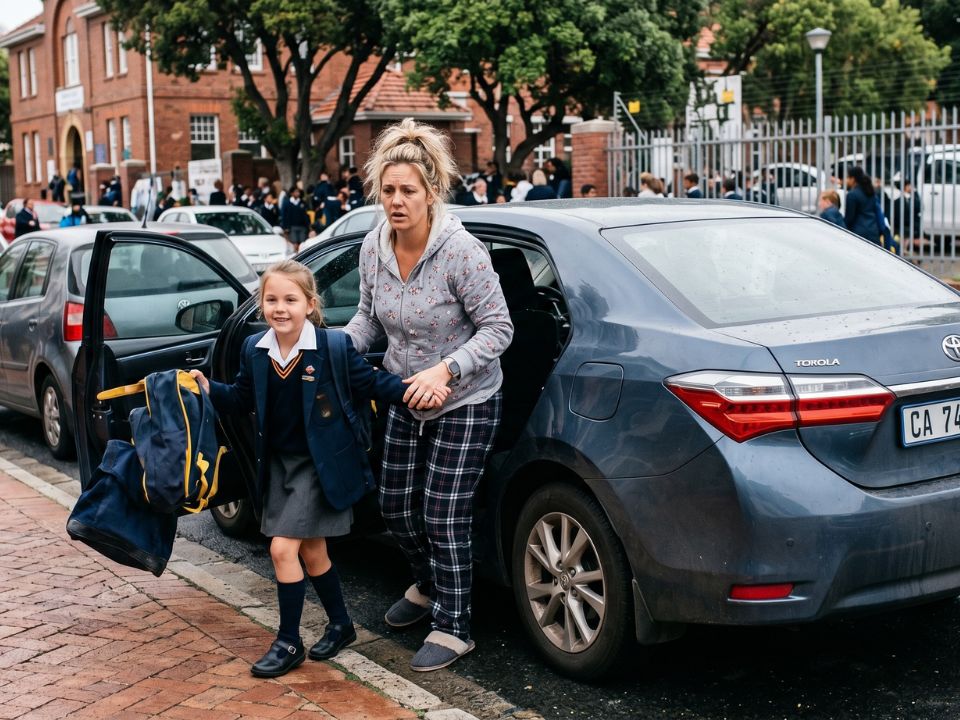 Cape Town school urges parents to ditch pyjamas during school runs