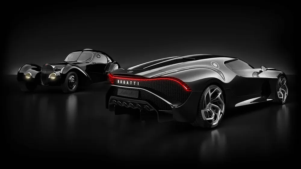 2021 Bugatti La Voiture Noire with Type 57 SC Atlantic