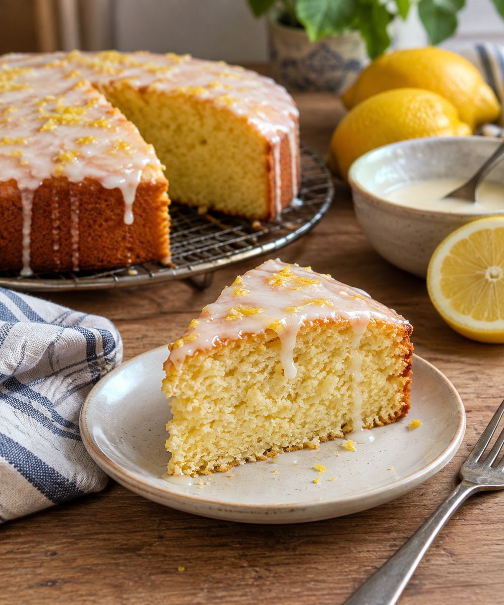 Lemon yoghurt cake recipe with a simple lemon drizzle - IOL