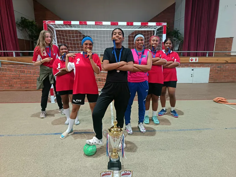 Bo-Kaap Handball Club u-20 girls strike gold