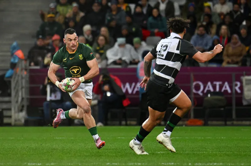 Springboks wanted to be brave and bold with ball in hand against Barbarians, says captain Jesse Kriel