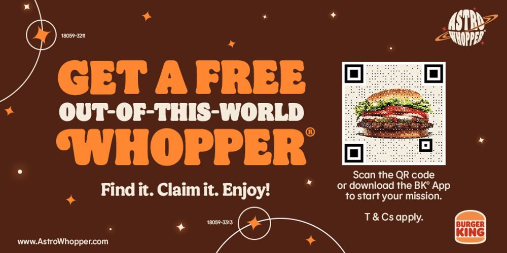 Burger King® discovers a Whopper 6500 light years away
