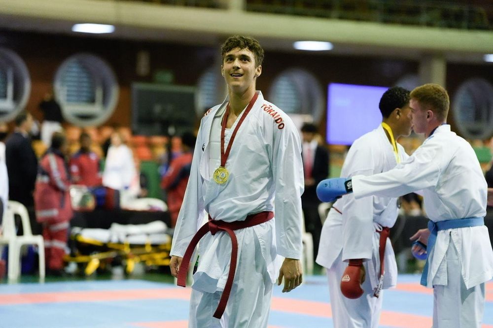 Hout Bay's Rio Cruz shines at Karate One Youth League, claiming gold medal