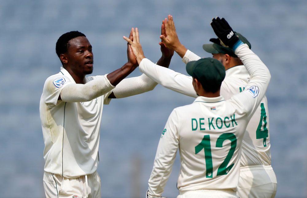 India on top in Pune, but Rabada gives SA reason to smile
