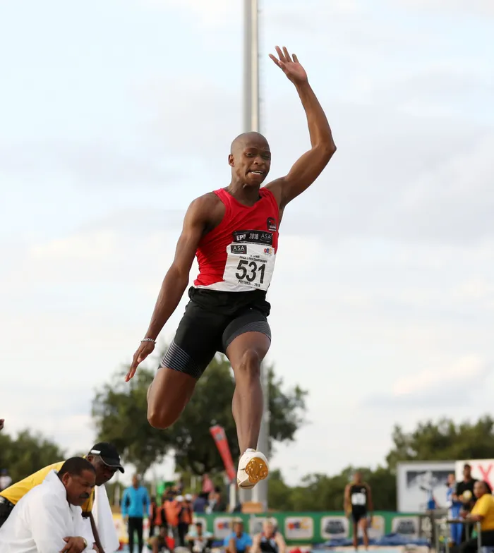Olympic long jump silver medallist Luvo Manyonga has been provisionally suspended for anti-doping whereabouts failures, the Athletics Integrity Unit said on Friday. Photo: Muzi Ntombela/BackpagePix