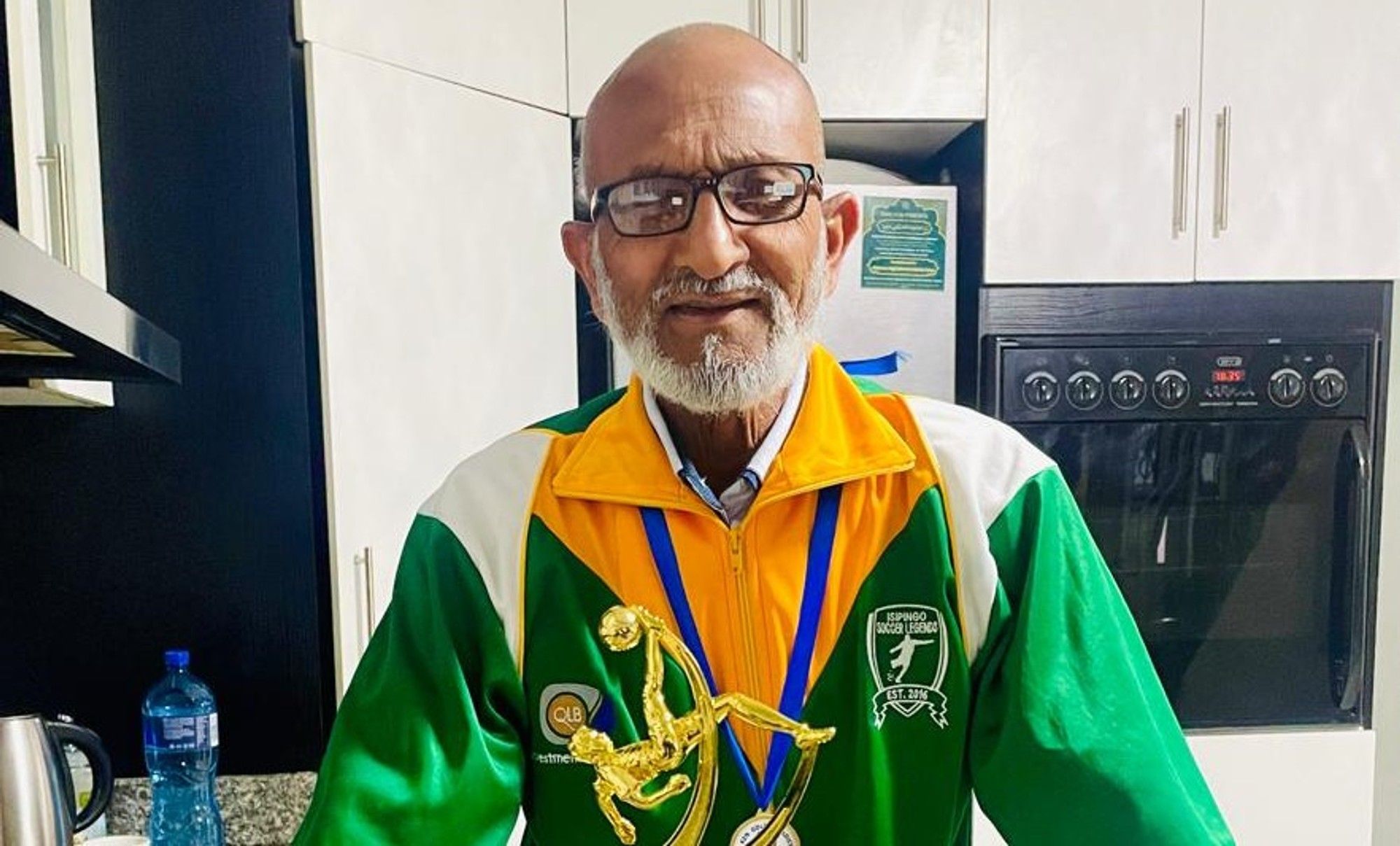 73-year-old soccer veteran Ayoob Adam inspires others with his passion ...