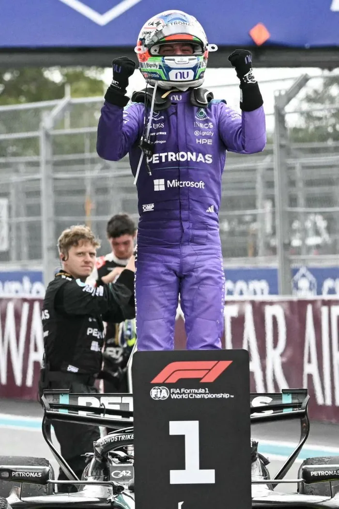 At just 19 years old, Mercedes driver Kimi Antonelli heads to Montreal as the youngest championship leader in F1 history. Photo: AFP