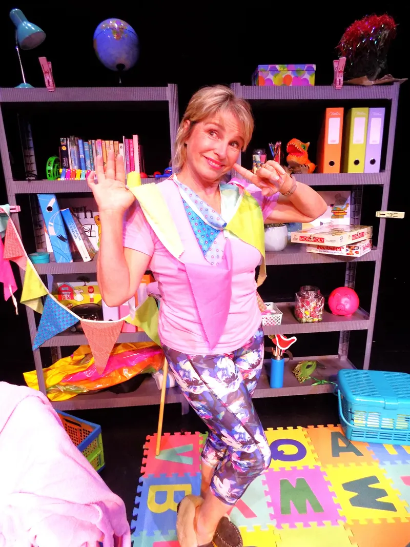 Explore the comedic insights of Ms B-Haved, a one-woman show at Theatre Arts