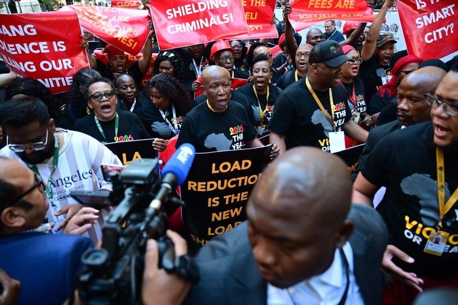 Malema slams Ramaphosa’s SONA as ‘energy without action’ while backing SANDF crime deployment