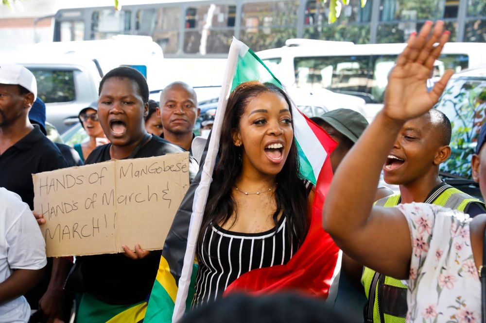 March and March leader disputes public violence charges, lays counter-case against SAPS