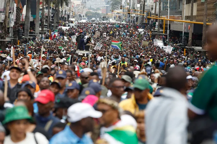 Thousands of marchers made their way through the streets of Durban on June 30.