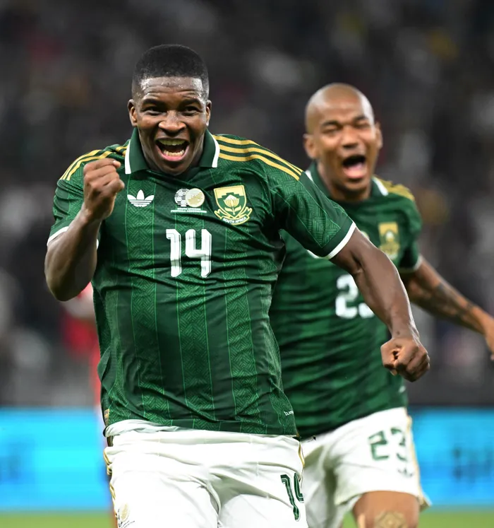 Mbekezeli Mbokazi and Jayden Adams are among Bafana Bafana’s brightest stars since debuting under Hugo Broos.