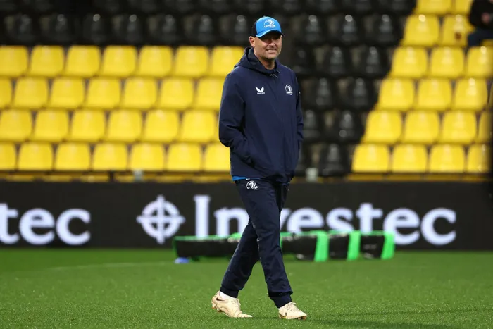 Former Springbok boss Jacques Nienaber has hit back at fierce criticism from the Irish media following Leinster's Champions Cup final defeat, hinting that his time in Dublin could be coming to an early end. Photo: AFP