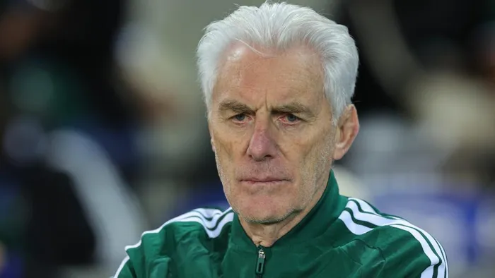 Bafana Bafana coach Hugo Broos.
