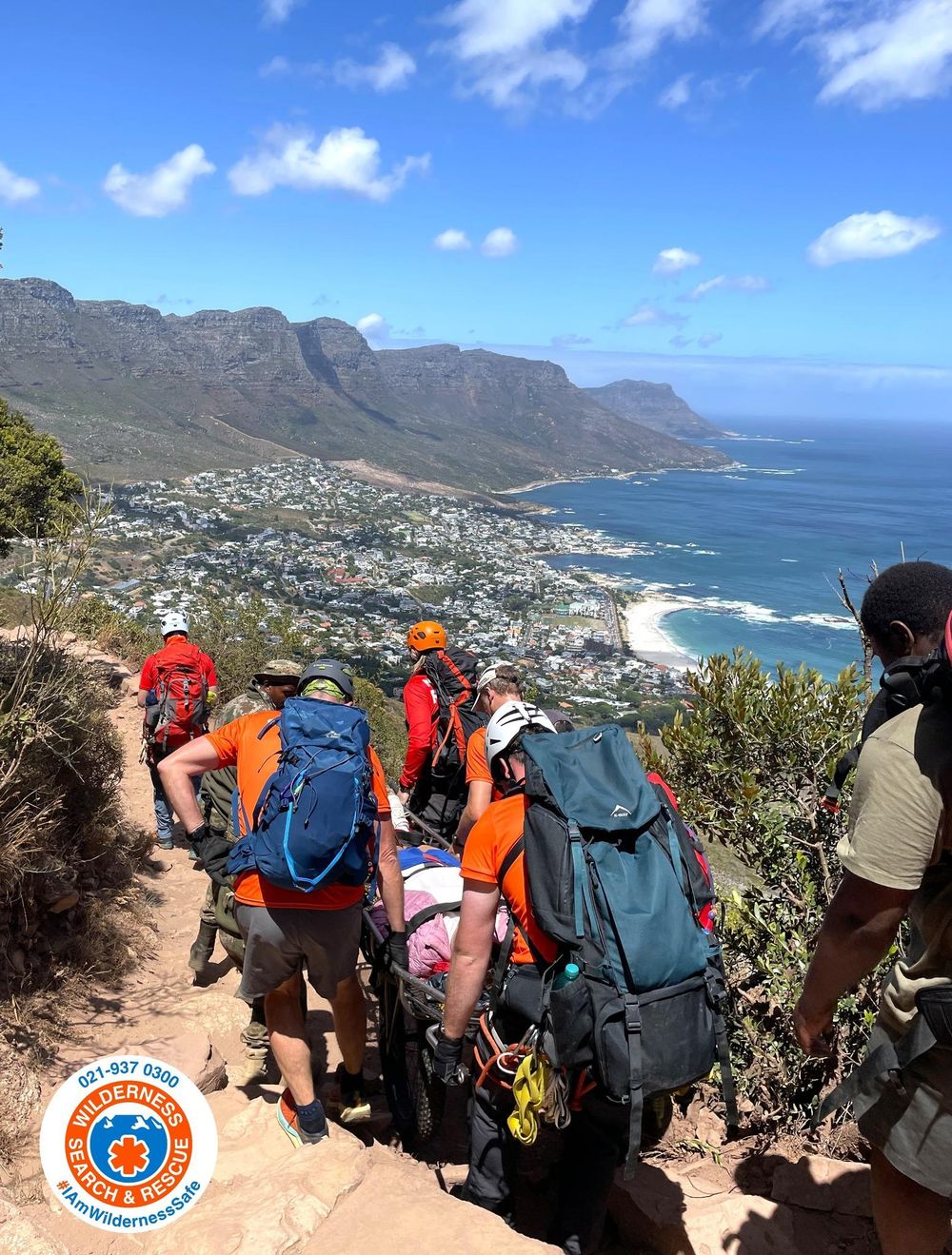 Rescue teams save two hikers from perilous conditions on Table Mountain
