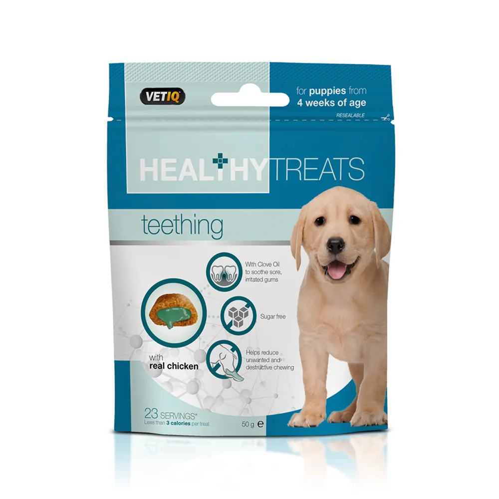 VetIQ HealthyTreats Teething Treats For Puppies 