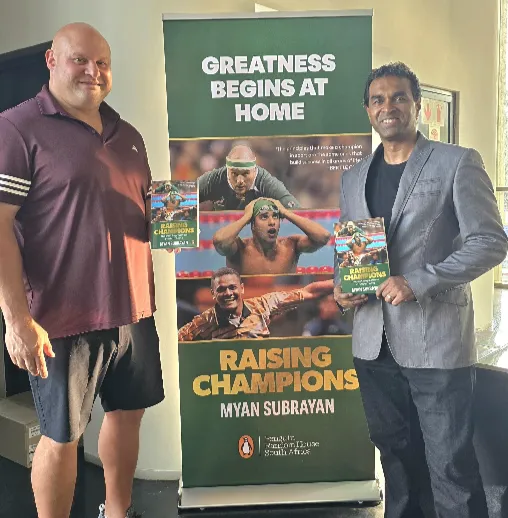 Life coach releases book on raising champions with insights from SA sports stars