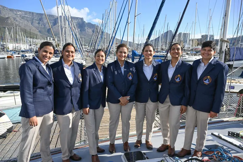 IN PICS: All-women crew from India docks in Cape Town after epic ocean journey