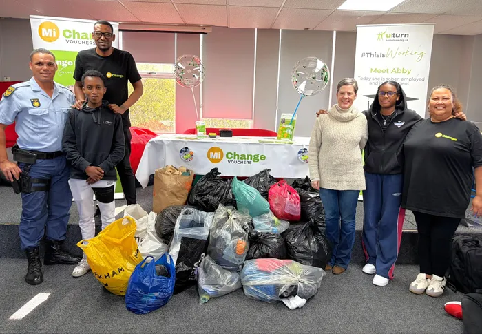 Abbotts College pupils lead a charity clothing drive for U-Turn
