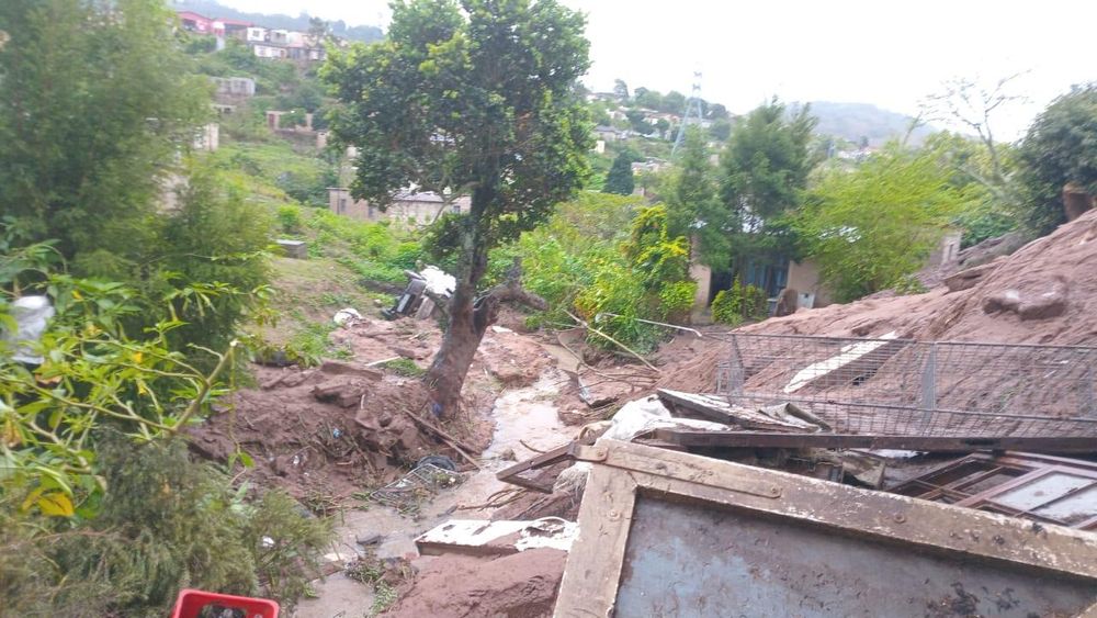 Three houses collapse as mudslides hit KZN amid Level 6 alert - IOL