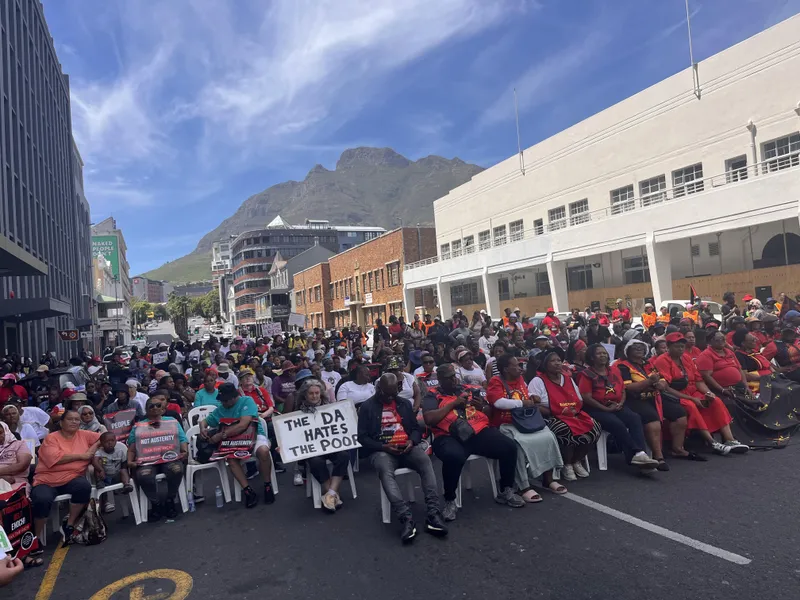 South Africans rally against austerity measures and call for public ownership