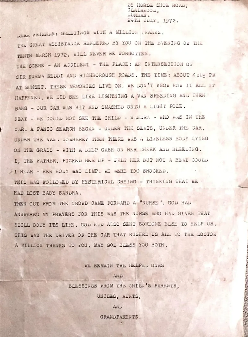 After 54 years, lockdown letter reunites families linked by heroic rescue