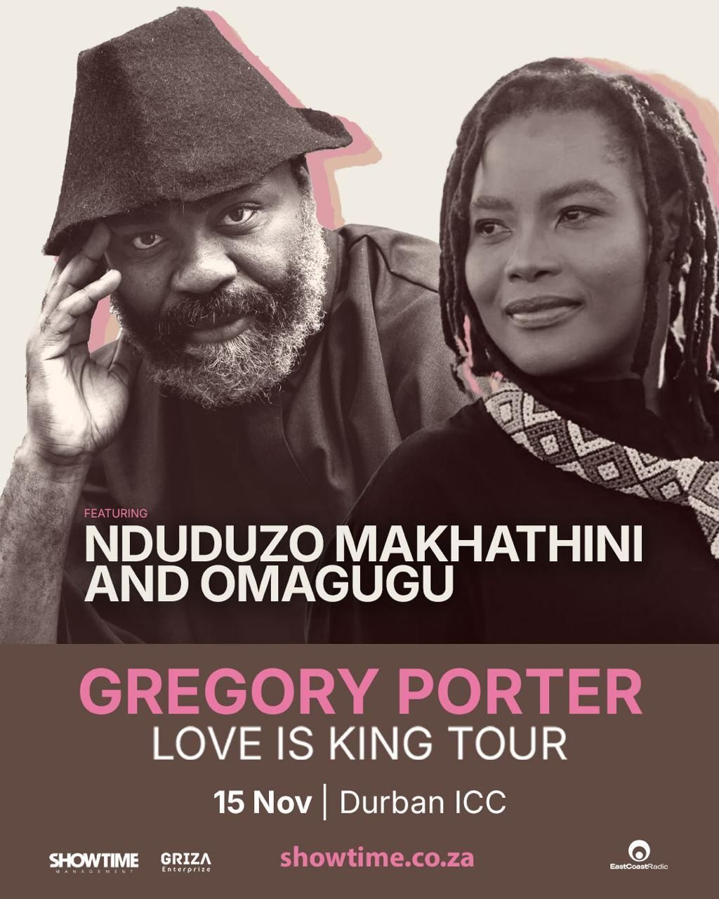 Catch Gregory Porter in Durban with special guests Nduduzo Makhathini and Omagugu
